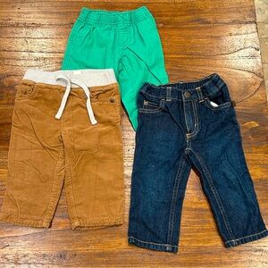 Essential Baby Boy Pants Bundle - 9 Months
